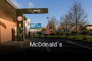 McDonald`s online reservieren
