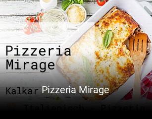 Jetzt bei Pizzeria Mirage einen Tisch reservieren
