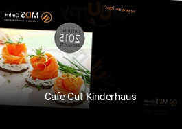 Cafe Gut Kinderhaus online reservieren