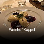 Weinhof Kappel tisch buchen