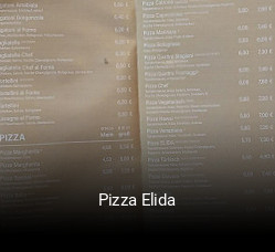 Pizza Elida tisch reservieren