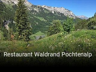 Restaurant Waldrand Pochtenalp tisch buchen