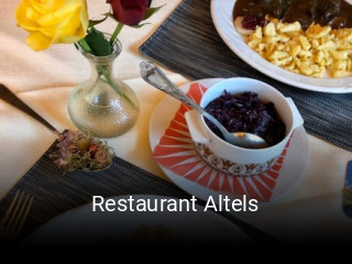 Jetzt bei Restaurant Altels einen Tisch reservieren