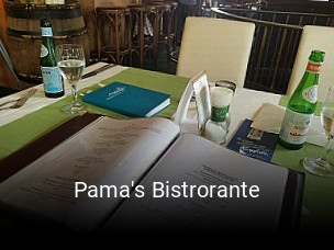 Jetzt bei Pama's Bistrorante einen Tisch reservieren