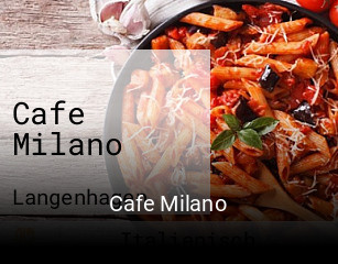 Cafe Milano tisch reservieren