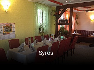 Jetzt bei Syros  einen Tisch reservieren