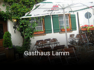 Gasthaus Lamm tisch buchen