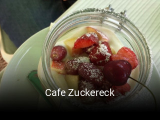 Cafe Zuckereck tisch reservieren
