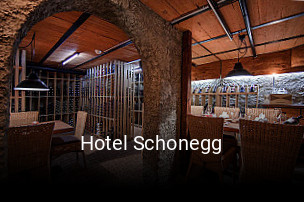 Hotel Schonegg tisch buchen
