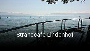 Strandcafe Lindenhof tisch reservieren