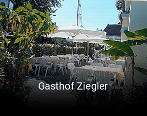 Gasthof Ziegler tisch reservieren