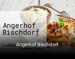 Angerhof Bischdorf tisch buchen