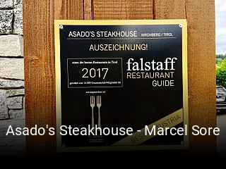 Jetzt bei Asado's Steakhouse - Marcel Sore einen Tisch reservieren