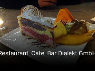 Jetzt bei Restaurant, Cafe, Bar Dialekt GmbH einen Tisch reservieren