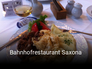 Bahnhofrestaurant Saxona online reservieren
