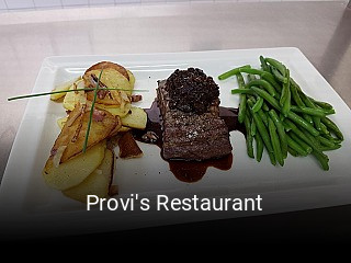 Jetzt bei Provi's Restaurant einen Tisch reservieren