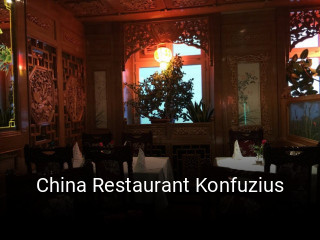 China Restaurant Konfuzius tisch reservieren