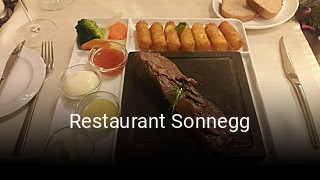 Restaurant Sonnegg tisch buchen