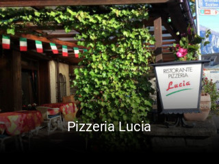 Pizzeria Lucia tisch reservieren
