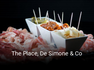 Jetzt bei The Place, De Simone & Co einen Tisch reservieren