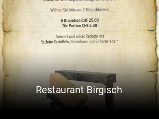 Restaurant Birgisch reservieren