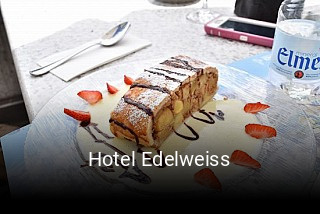 Hotel Edelweiss tisch reservieren