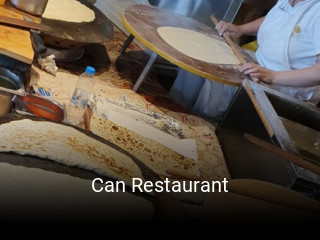 Can Restaurant tisch reservieren