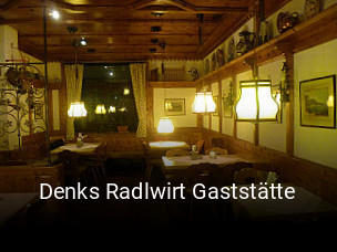 Denks Radlwirt Gaststätte online reservieren