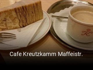 Jetzt bei Cafe Kreutzkamm Maffeistr. einen Tisch reservieren