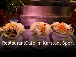 Jetzt bei RestaurantCafe im Karstadt-Sport einen Tisch reservieren