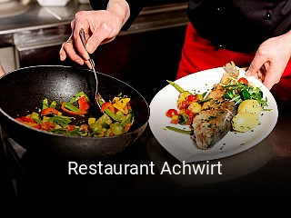 Restaurant Achwirt online reservieren