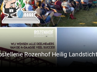 Hostellerie Rozenhof Heilig Landstichting tisch reservieren