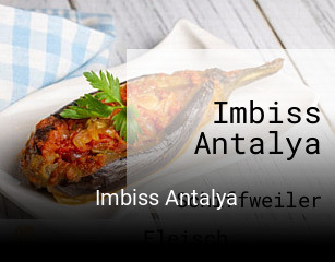 Jetzt bei Imbiss Antalya einen Tisch reservieren