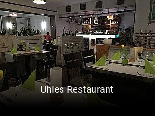 Uhles Restaurant tisch buchen