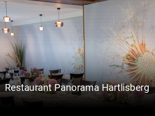Jetzt bei Restaurant Panorama Hartlisberg einen Tisch reservieren