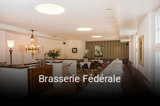 Brasserie Fédérale tisch reservieren