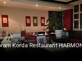 Jetzt bei Goram Korda Restaurant HARMONIE einen Tisch reservieren