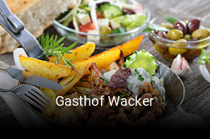 Gasthof Wacker tisch reservieren