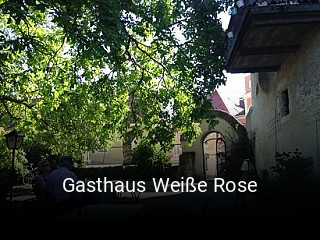 Gasthaus Weiße Rose tisch reservieren