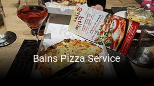 Bains Pizza Service tisch reservieren