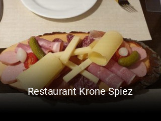 Restaurant Krone Spiez tisch buchen