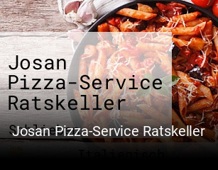Josan Pizza-Service Ratskeller tisch reservieren