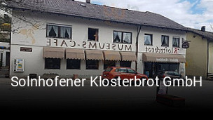Jetzt bei Solnhofener Klosterbrot GmbH einen Tisch reservieren