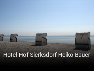 Hotel Hof Sierksdorf Heiko Bauer tisch buchen