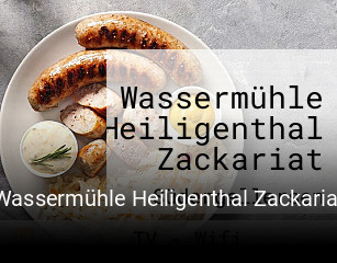 Wassermühle Heiligenthal Zackariat online reservieren