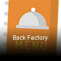 Back Factory online reservieren