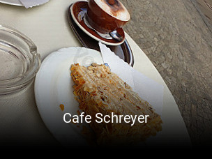 Jetzt bei Cafe Schreyer einen Tisch reservieren