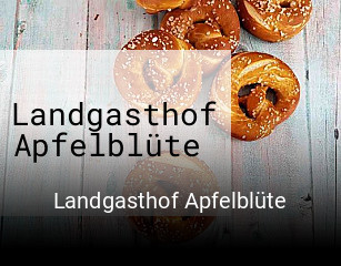 Landgasthof Apfelblüte online reservieren