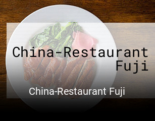 China-Restaurant Fuji tisch reservieren