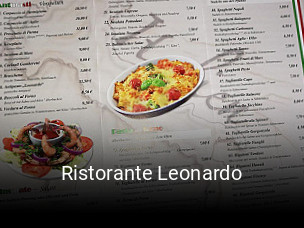 Jetzt bei Ristorante Leonardo einen Tisch reservieren
